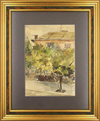 Крылов Порфирий Никитич. Городской пейзаж 